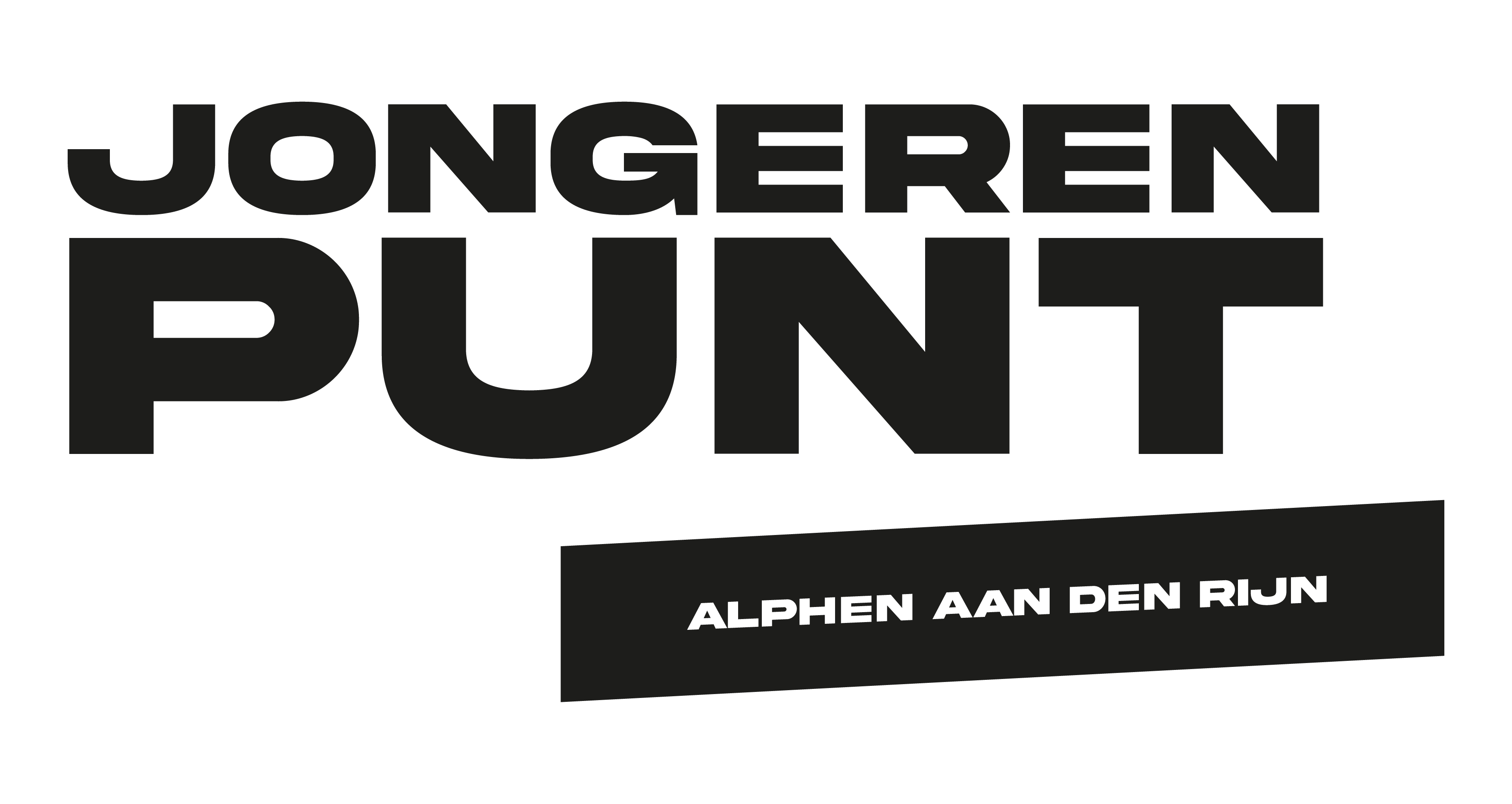 Logo (zwart wit) Jongerenpunt Alphen aan den Rijn